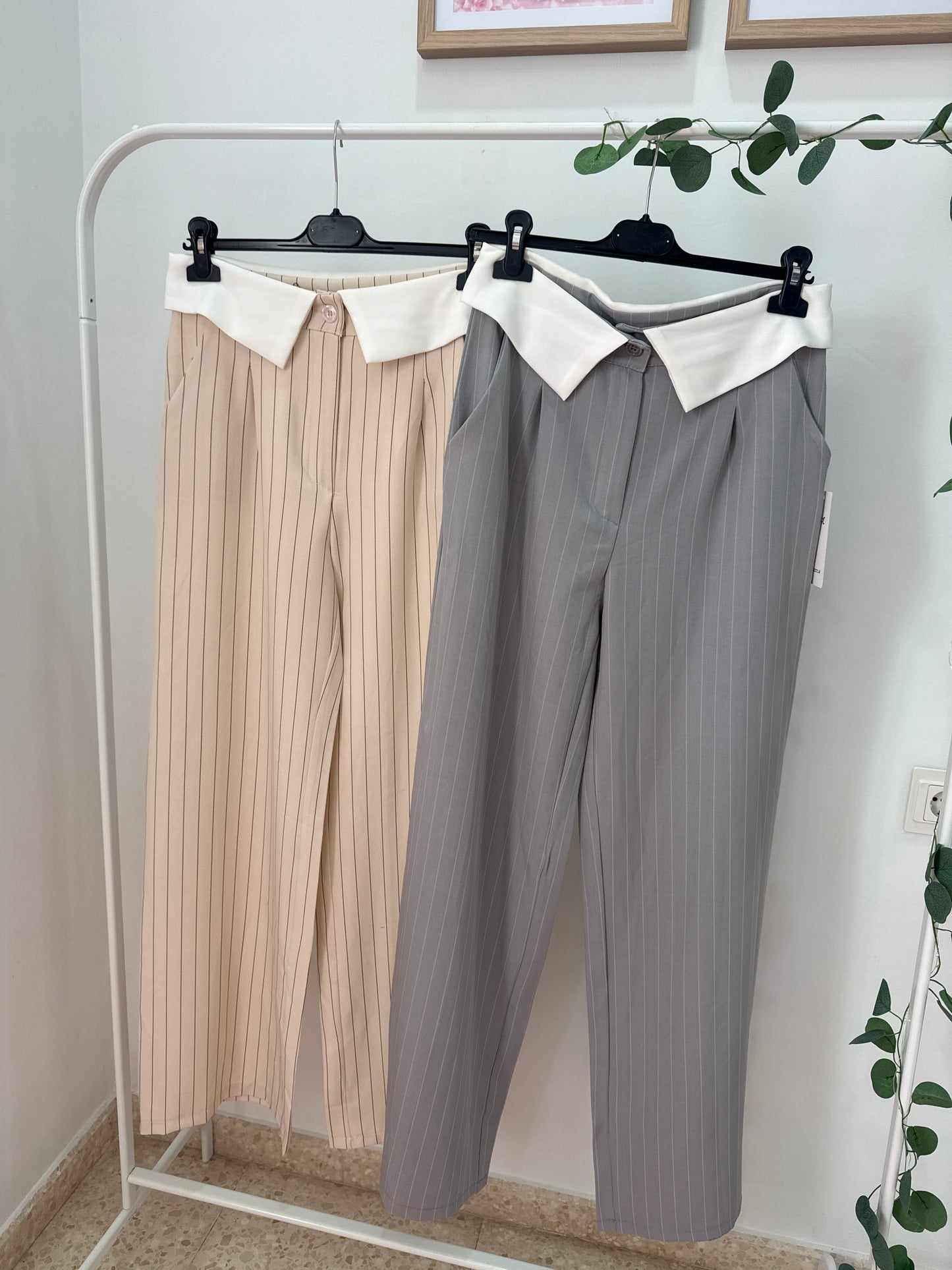 PANTALÓN PINZA RAYAS talla