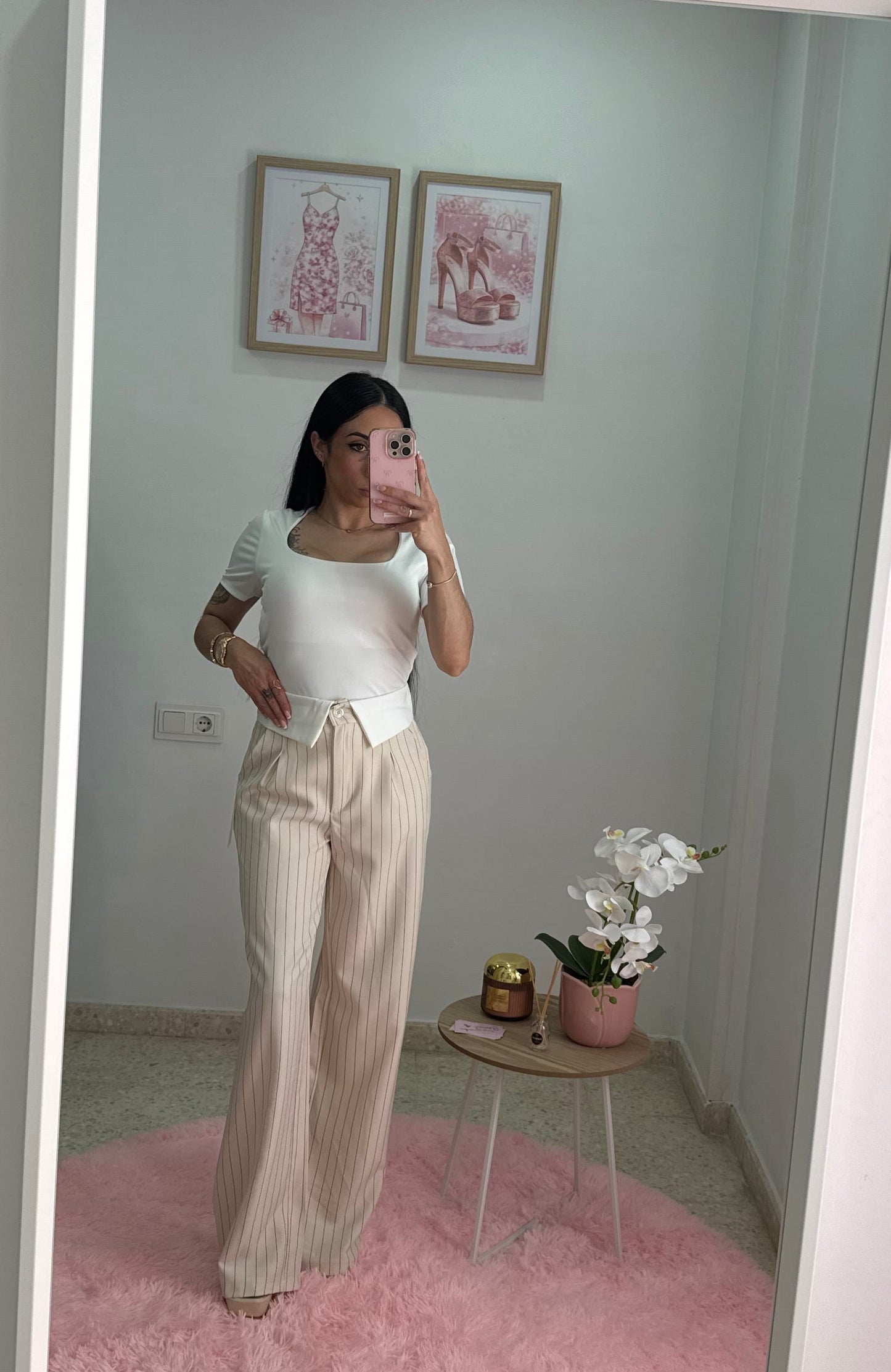 PANTALÓN PINZA RAYAS talla