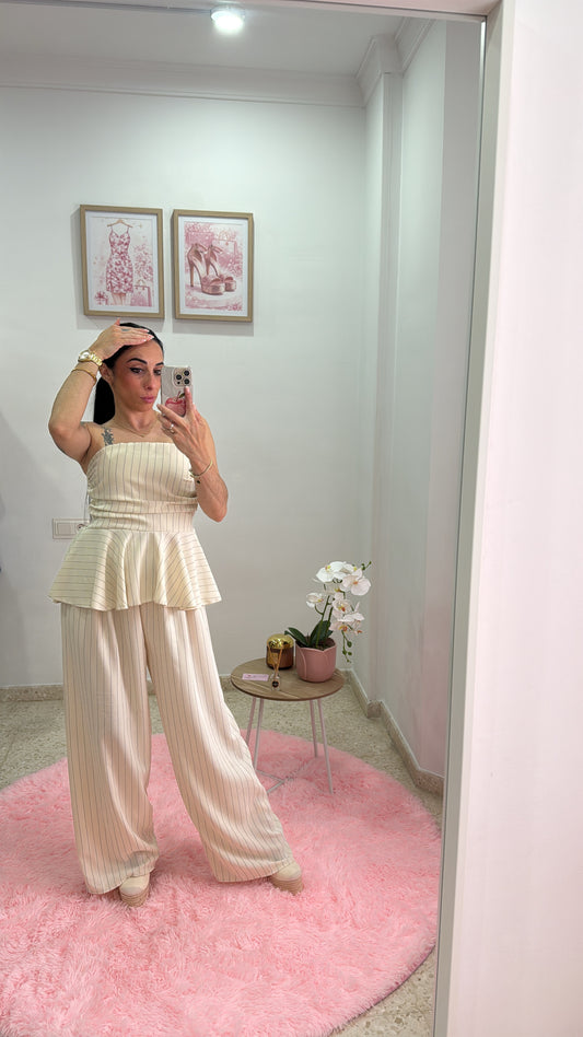 CONJUNTO TOP RAYAS