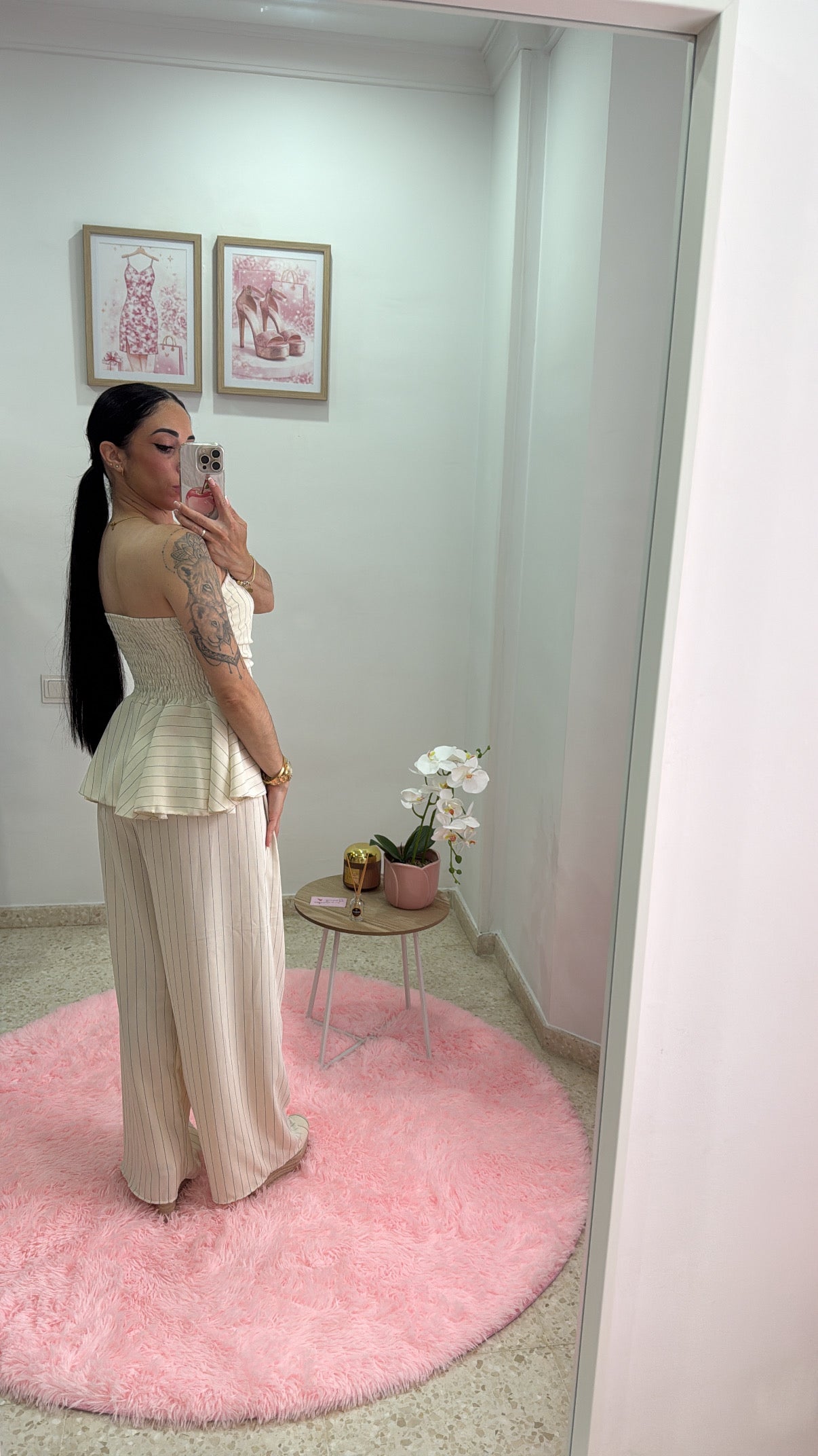CONJUNTO TOP RAYAS