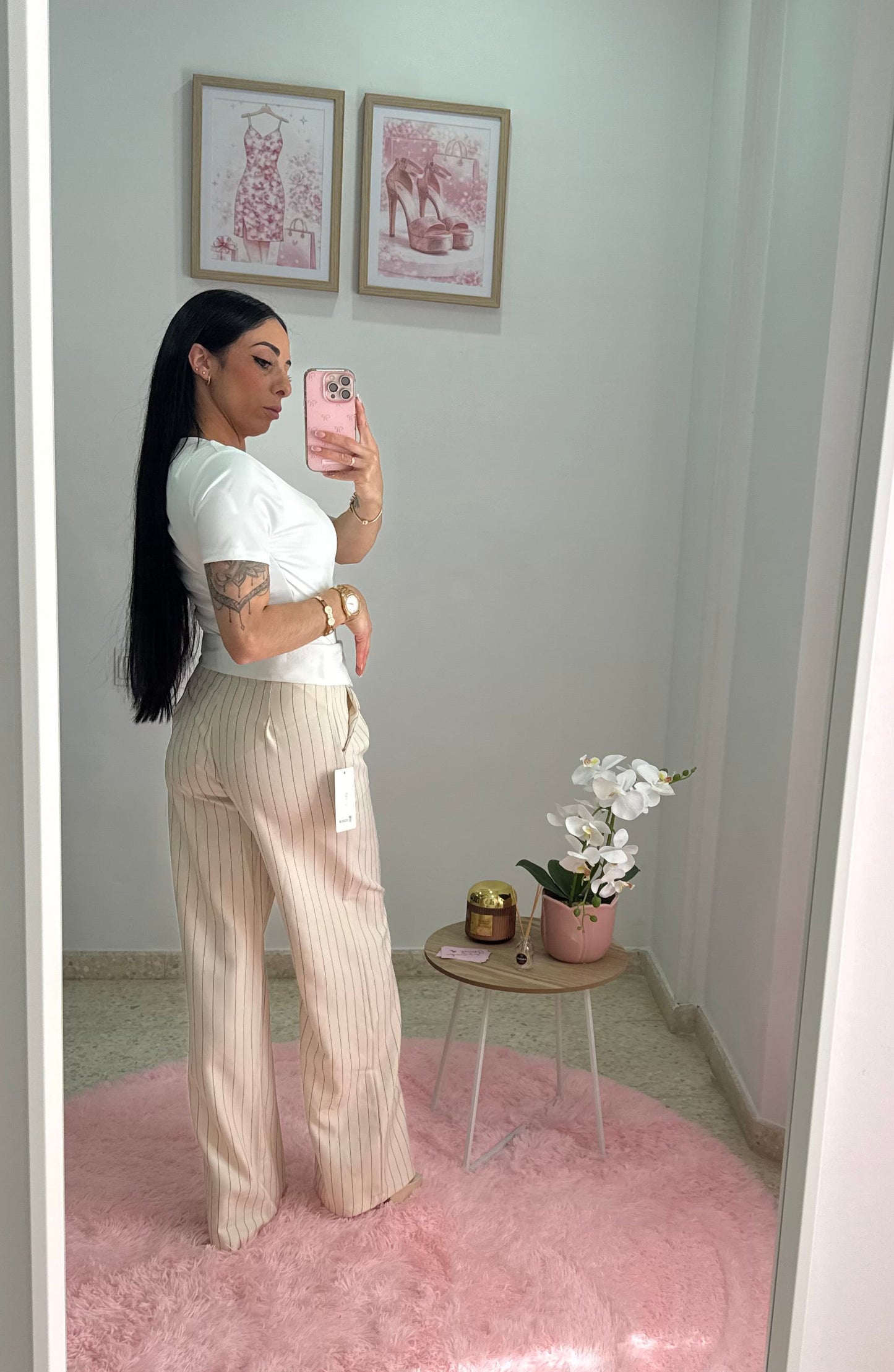 PANTALÓN PINZA RAYAS talla