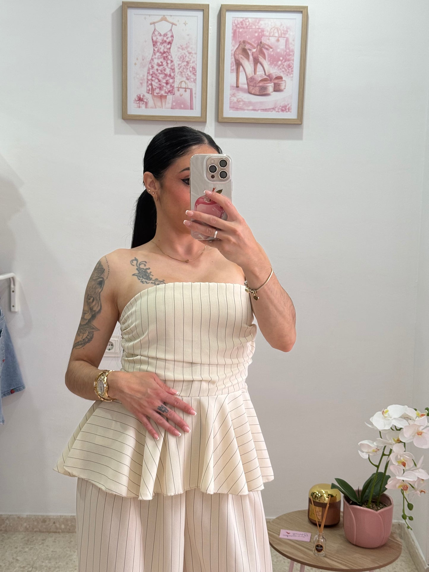 CONJUNTO TOP RAYAS